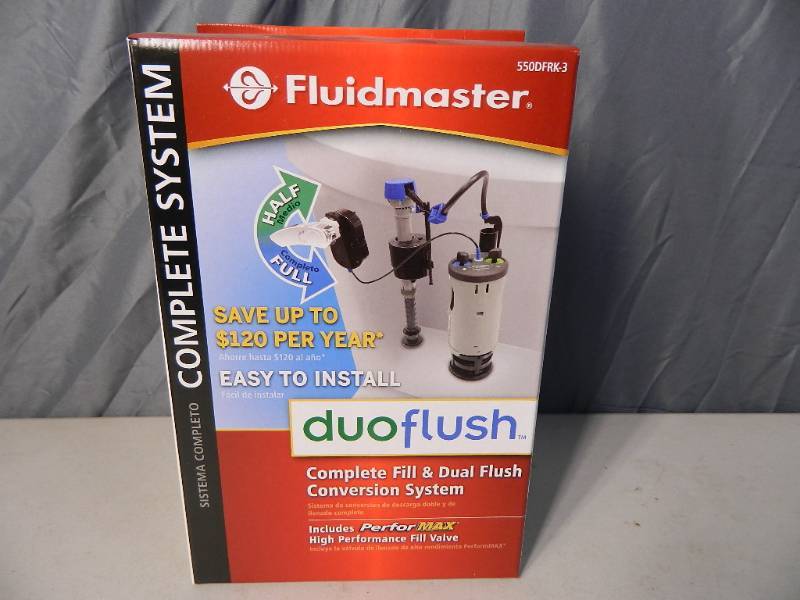 lot 54 image: New Fluidmaster DuoFlush