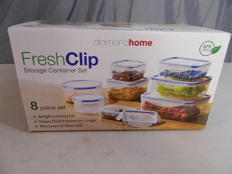 lot 83 image: New 8 Piece Food Storage Set