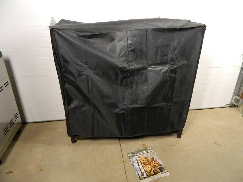 lot 9 image: New Firewood Rack with Cover