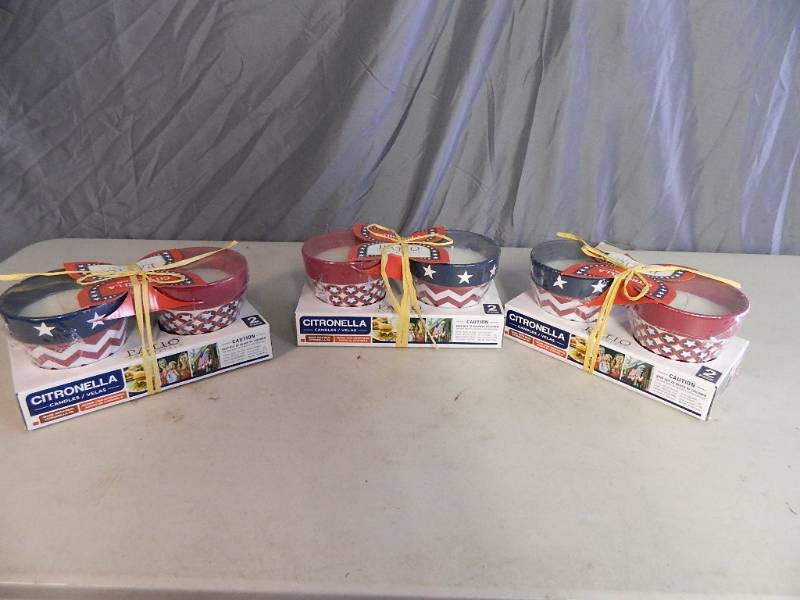 lot 138 image: 3 New Packs of 2 Citronella Candles