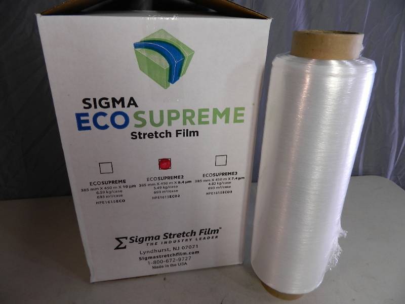 lot 141 image: New Case of 4 Rolls Shrink Wrap  Stretch Wrap