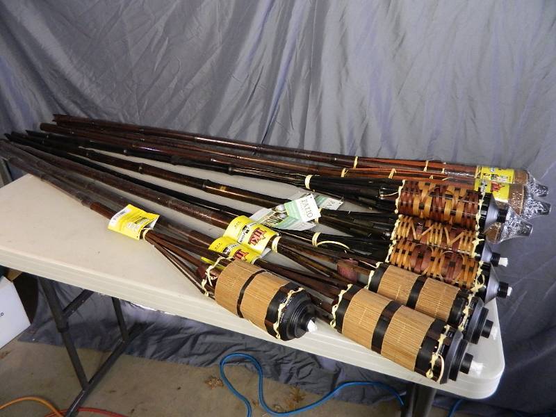 lot 146 image: 9 New Tiki Torches