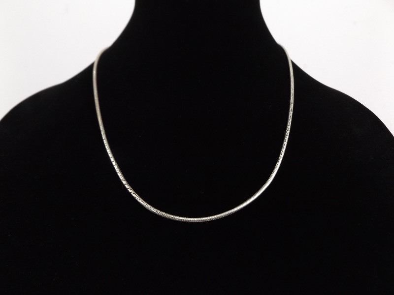 lot 40 image: .925 Sterling Silver&nbspThick Rope Necklace