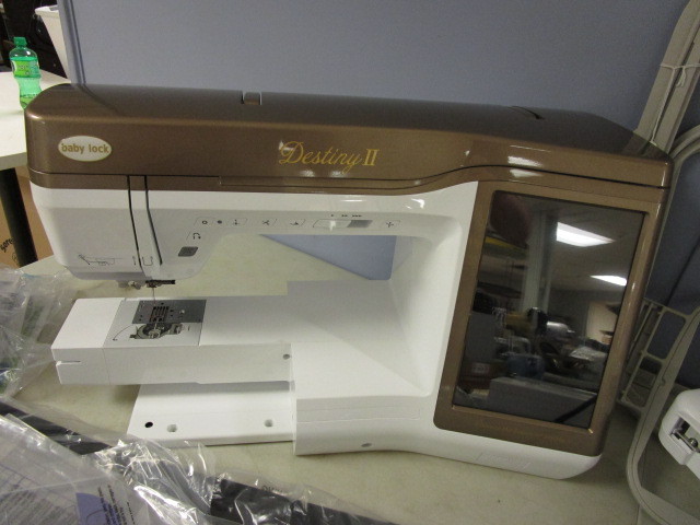 lot 406 image: BABY LOCK DESTINY II EMBROIDERY & SEWING MACHINE