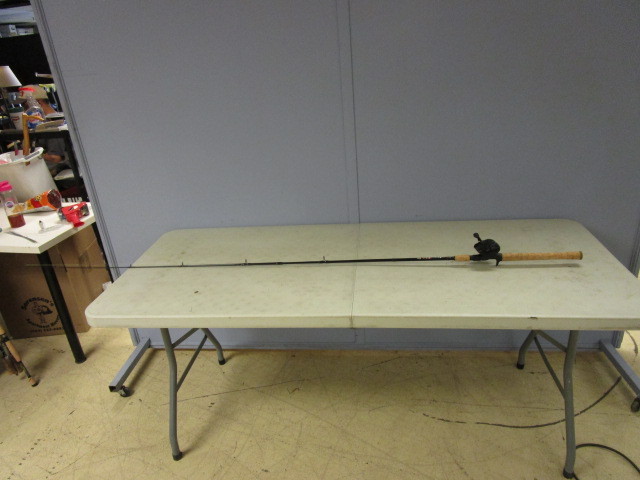 lot 522 image: CABELAS FISHING POLE WITH DAIWA REEL