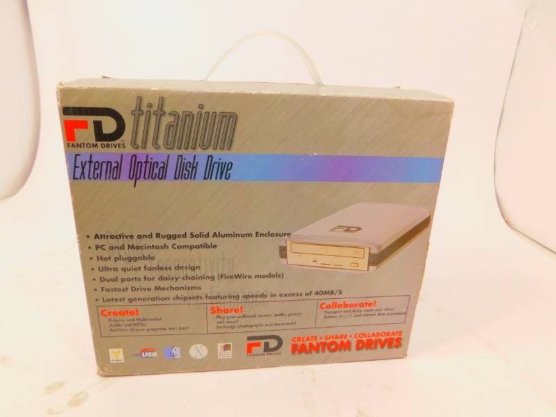New In The Box Titanium External Optical Disk Drive