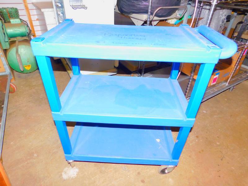 3 Tray Plastic Cart