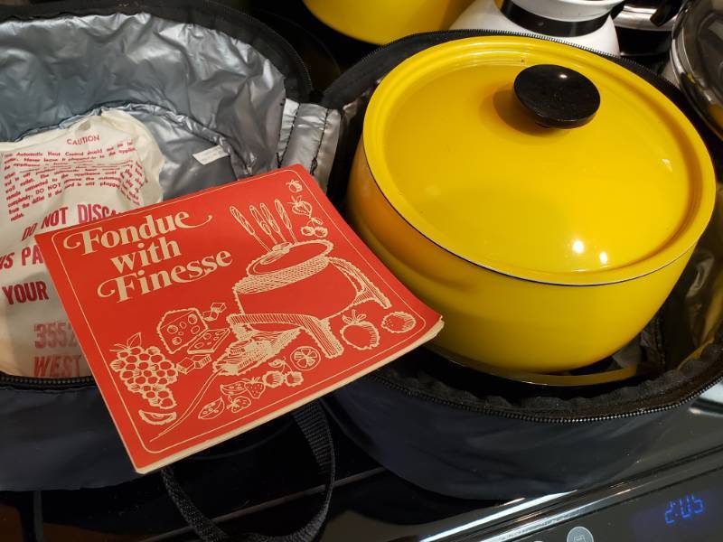 lot 71 image: Copco Cast Iron, Pressure Cooker, Fondue, Tea Pots, and More