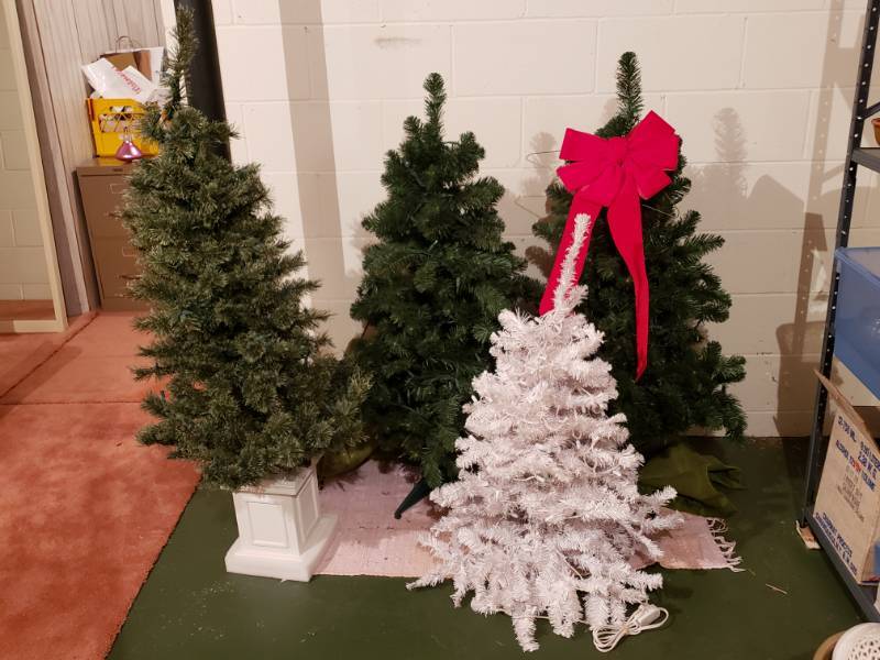 lot 127 image: Christmas Trees, Some Lit