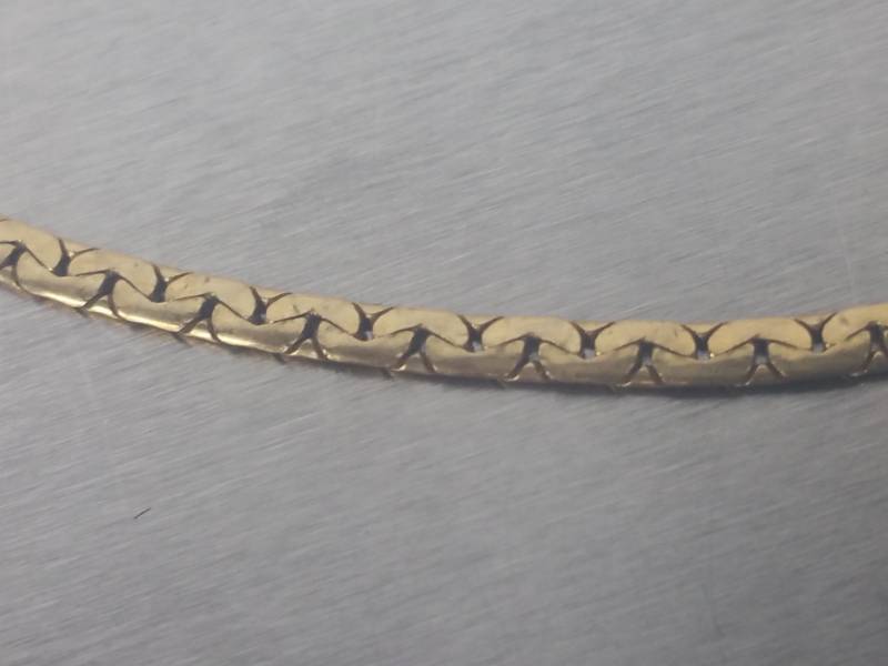 lot 0A image: 14k Yellow Gold Estate Necklace