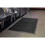 lot 29 image: Comfort Mat Black 3 ft. x 5 ft. Rubber Kitchen Mat 36 in. x 60 in.