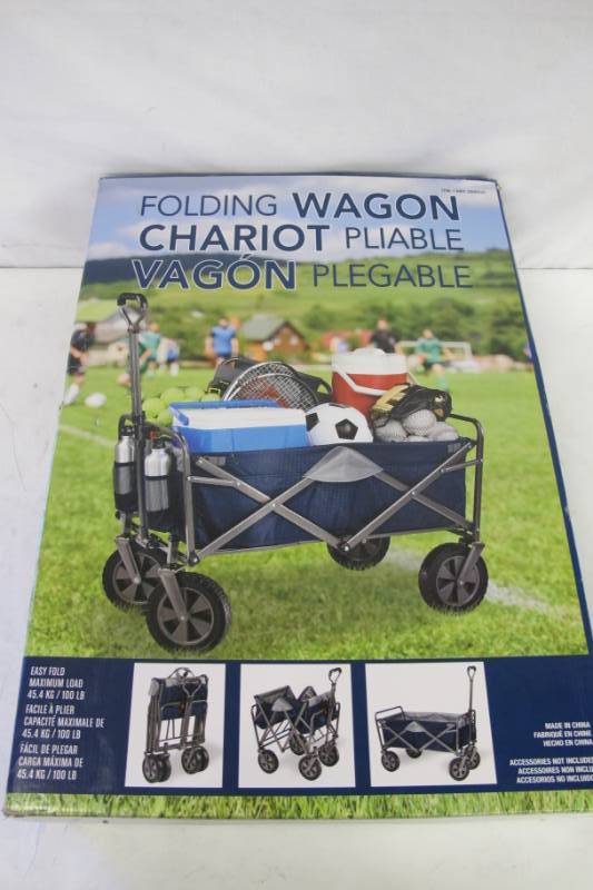 lot 65 image: Folding Utility Wagon - 100 lb capacity