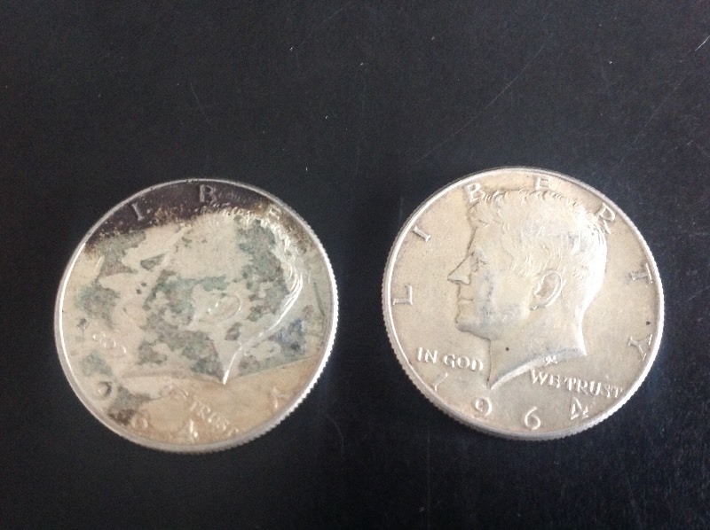 2 - Kennedy 1964 Half Dollars