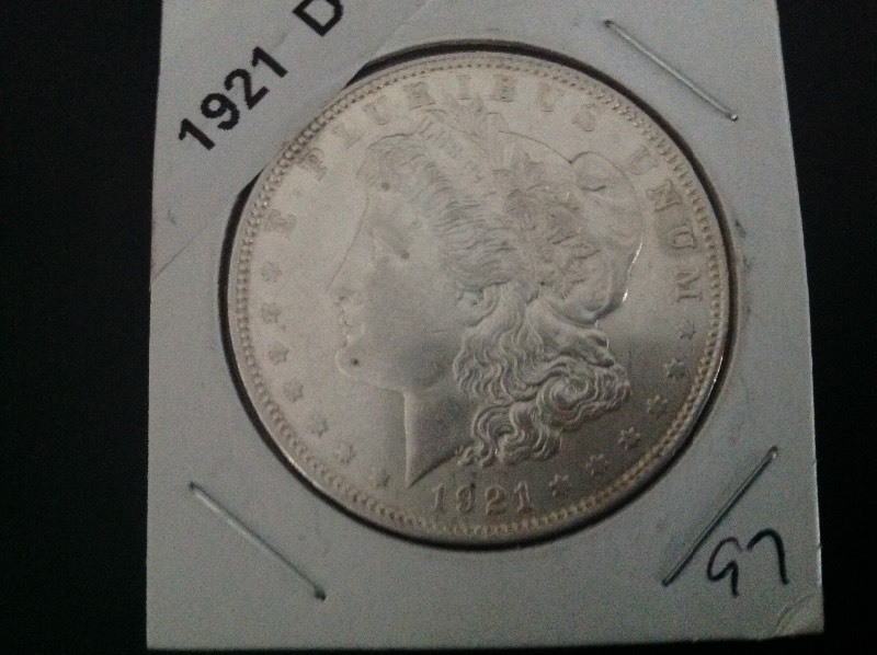 1921 D Morgan Dollar