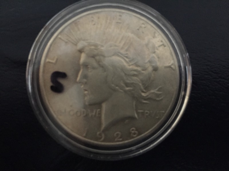 1928 S Peace Dollar