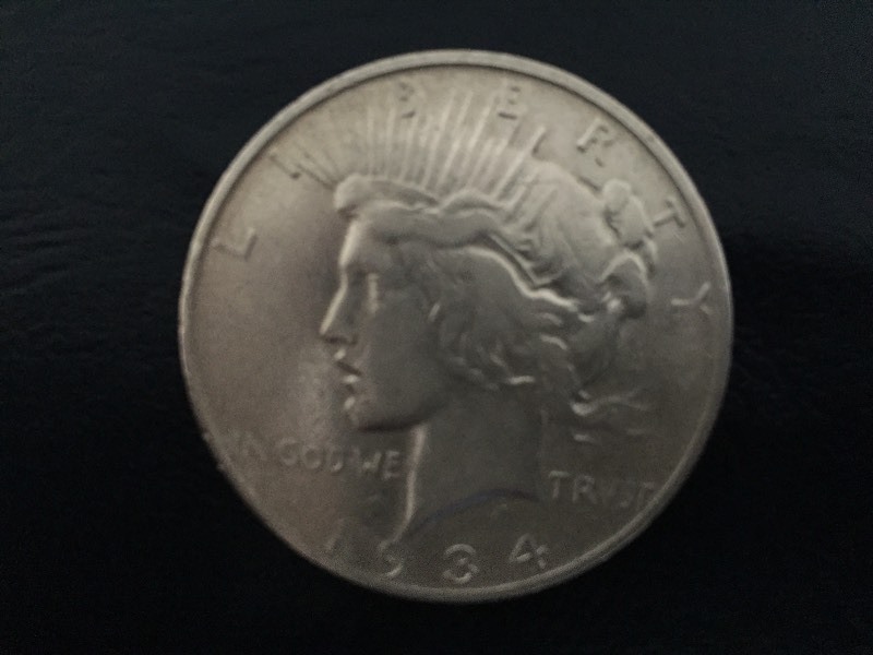 1934 D Peace Dollar
