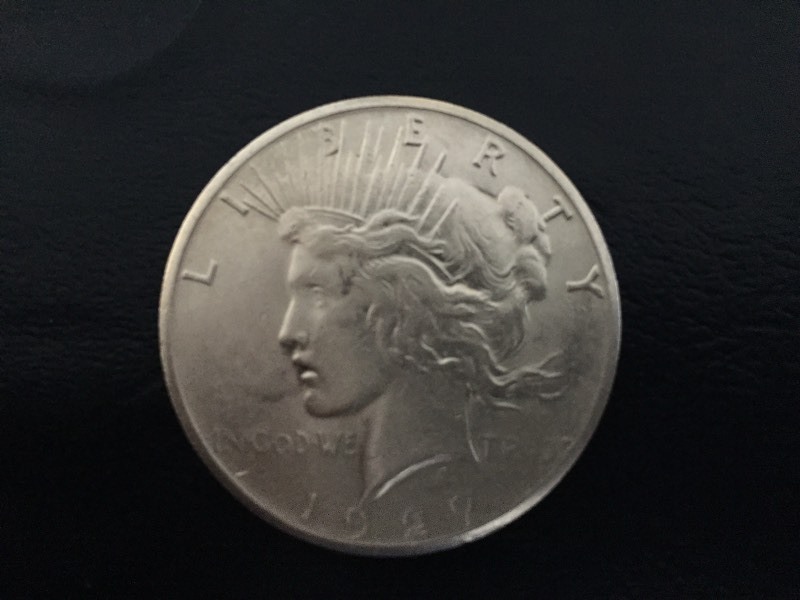 1927 P Peace Dollar