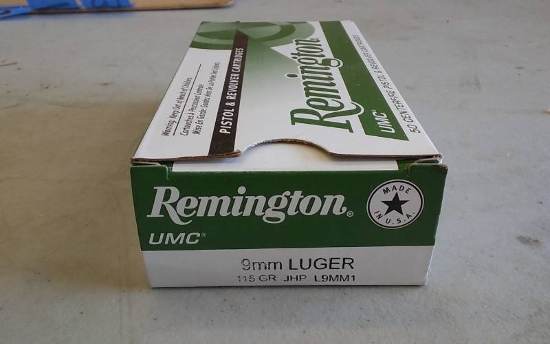 lot 3 image: Remington UMC 9mm Rounds-50 Count