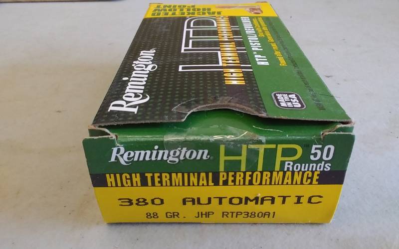 lot 4 image: Remington .380 Auto Pistol Hollow Point -50 Rounds