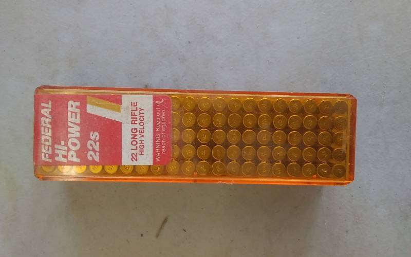 lot 13 image: Federal .22 Long Rifle Rounds-100 Count