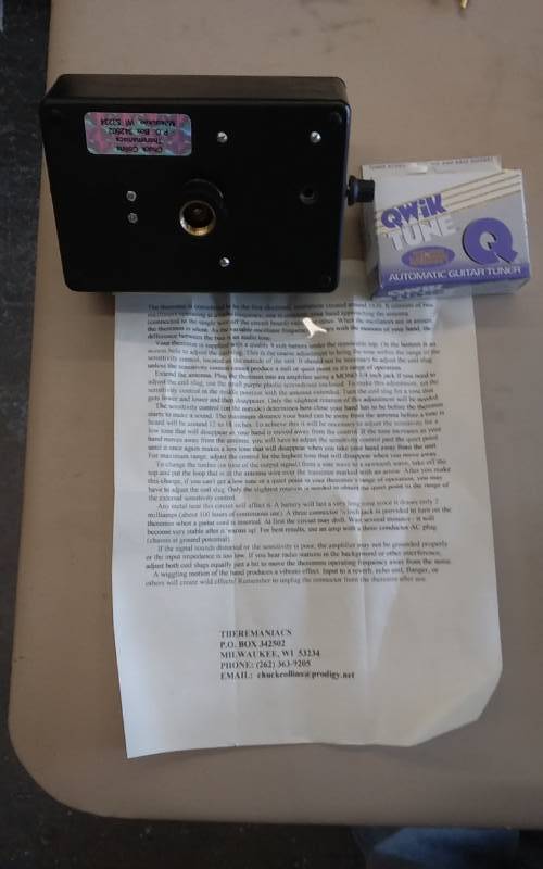 lot 47 image: Theremin Amp & Automatic Guitar Tuner