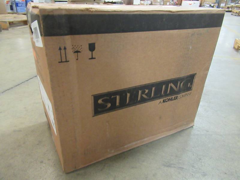 lot 90 image: Sterling Windham 1.28 GPF Single Flush Toilet Tank Only in White, 404551-0 - New in Box