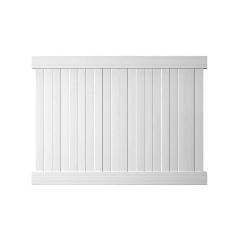 lot 96 image: 1 Veranda Dover 6 ft. H x 8 ft. W Vinyl Privacy Fence Panel Kit 141569