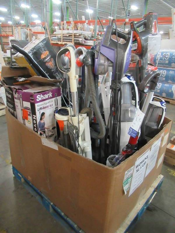 lot 136 image: WHOLESALE MIXED PALLET OF RETURNS - VACUUMS