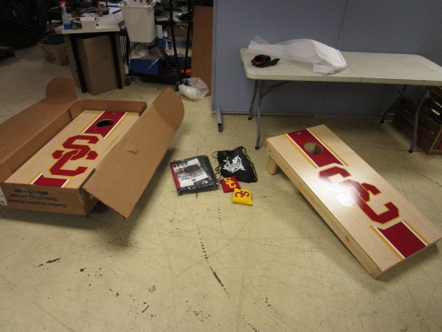 lot 612 image: TAILGATE CORNHOLE GAME