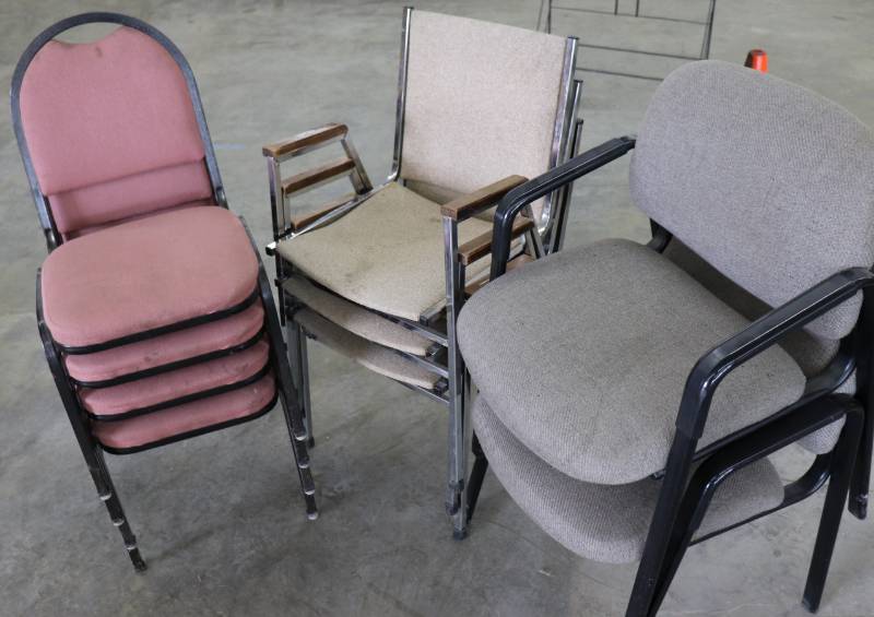 Lot of Stackable Chairs
