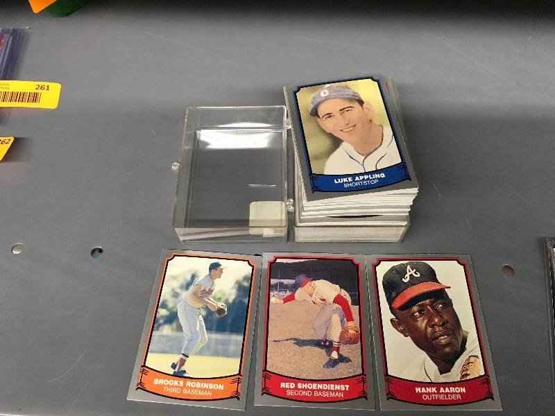 lot 259 image: MLB Legends Complete Card Set 1-110