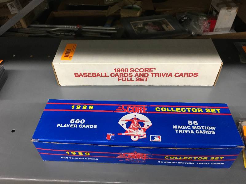 lot 263 image: 1989 & 1990 Score MLB Card Sets