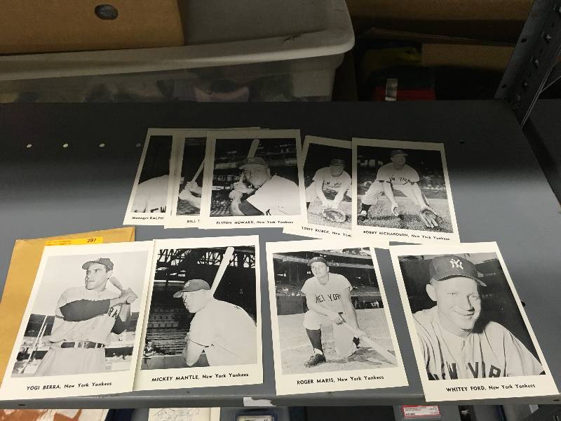 lot 297 image: New York Yankees Vintage Player Photographs