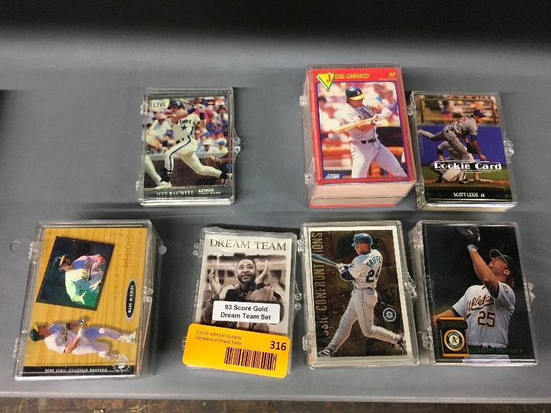 lot 316 image: 7 MLB Card Sets