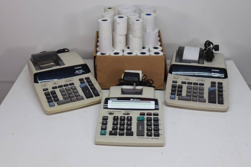 lot 8 image: Calculators w Tape
