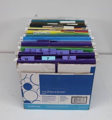 lot 25 image: Box of Hanging File Holders