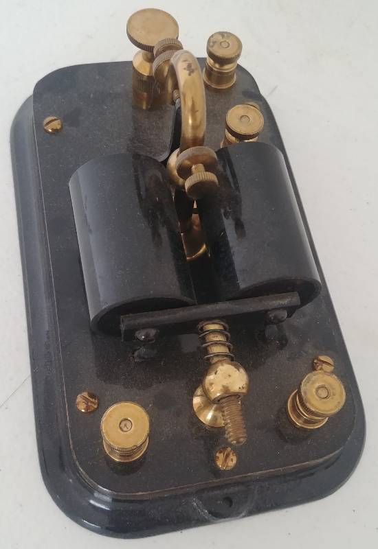lot 14 image: Antique Phone and Telegraph Item