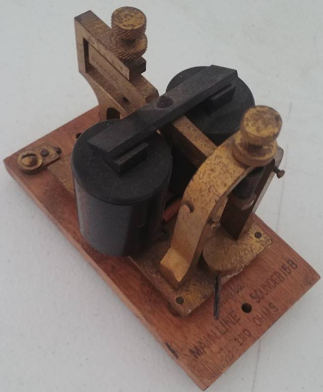 lot 16 image: Antique Phone and Telegraph Item