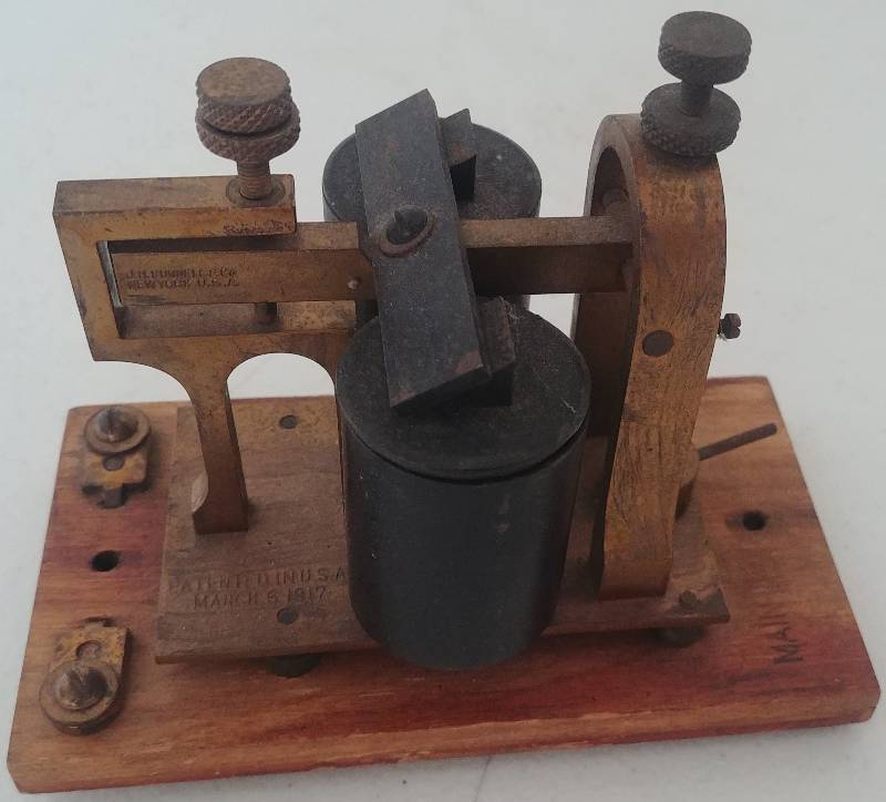 lot 17 image: Antique Phone and Telegraph Item