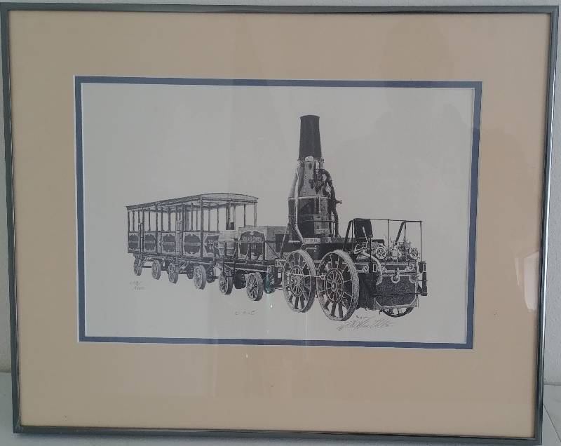lot 49 image: Limited Eddition Autographed F.W. Bartlett Art Print