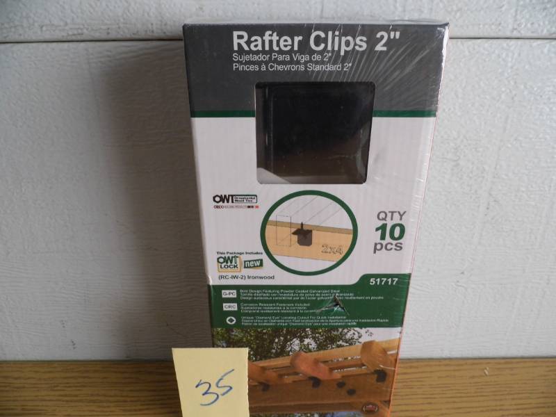 lot 35 image: Rafter Clips