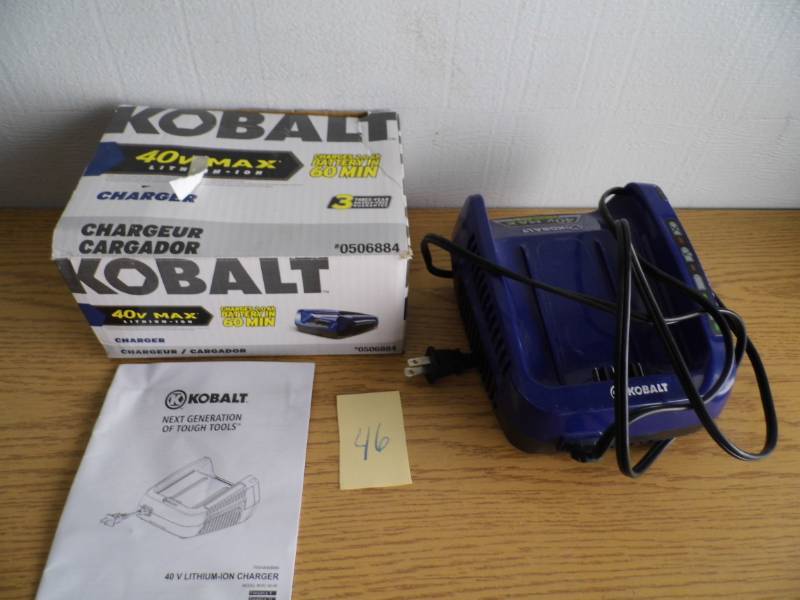 lot 46 image: Kobalt Lithium Charger