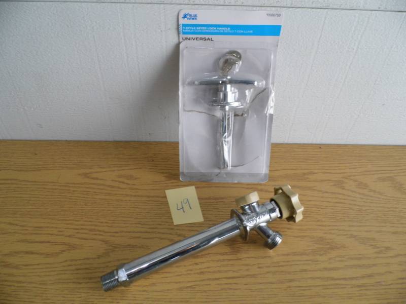 Outdoor Water Faucet T Style Lock May 6 Store Returns New