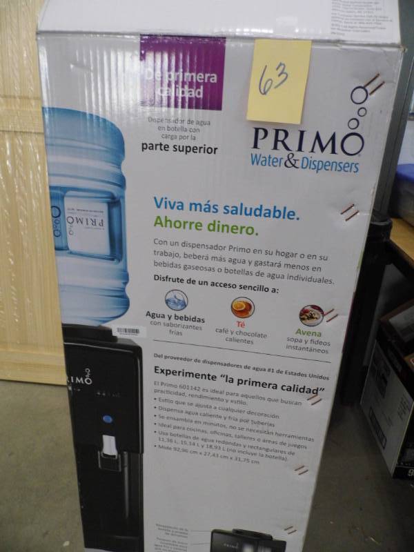 lot 63 image: Primo Water Cooler