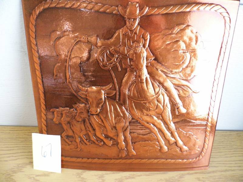 lot 67 image: Lot of 80 Embossed Tiles