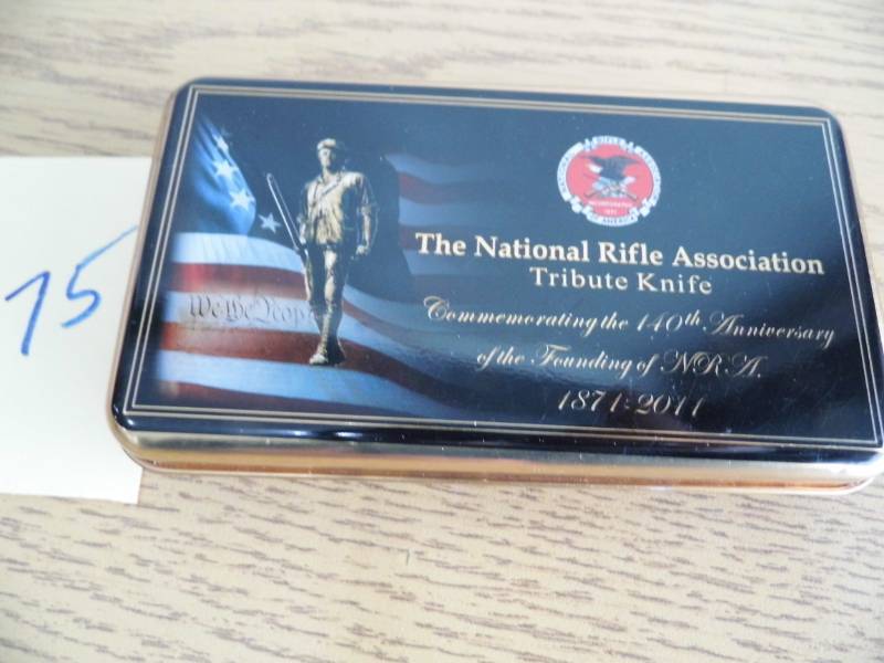 lot 75 image: NRA Tribute Knife