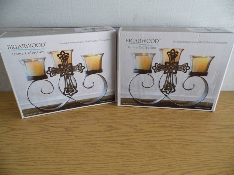 lot 83 image: New Briarwood Candleabras