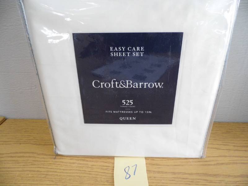lot 87 image: Croft & Barrow Sheet Set