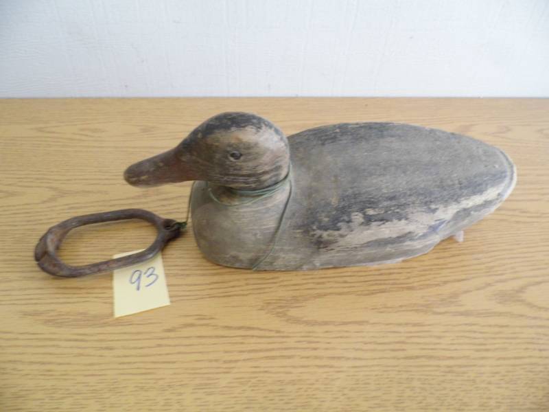 lot 93 image: Wood Decoy