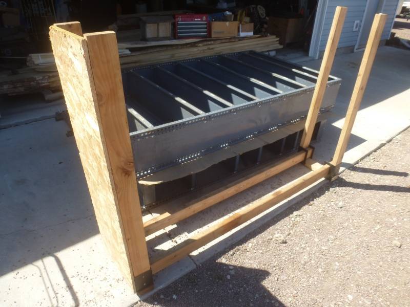 lot 14 image: Steel Shelf x 2